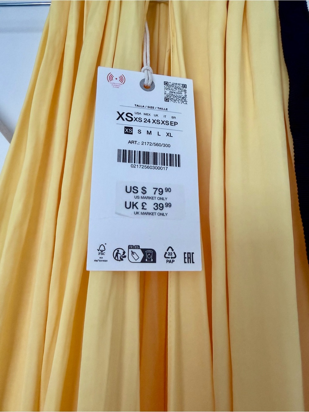 Zara Yellow Maxi Dress